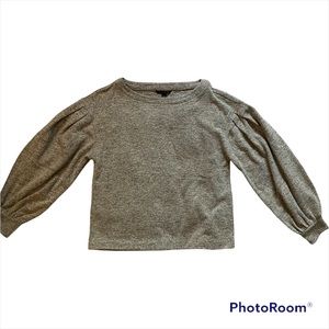 Banana Republic Top | Puffed sleeve top | Color: Gray | Size: XS |